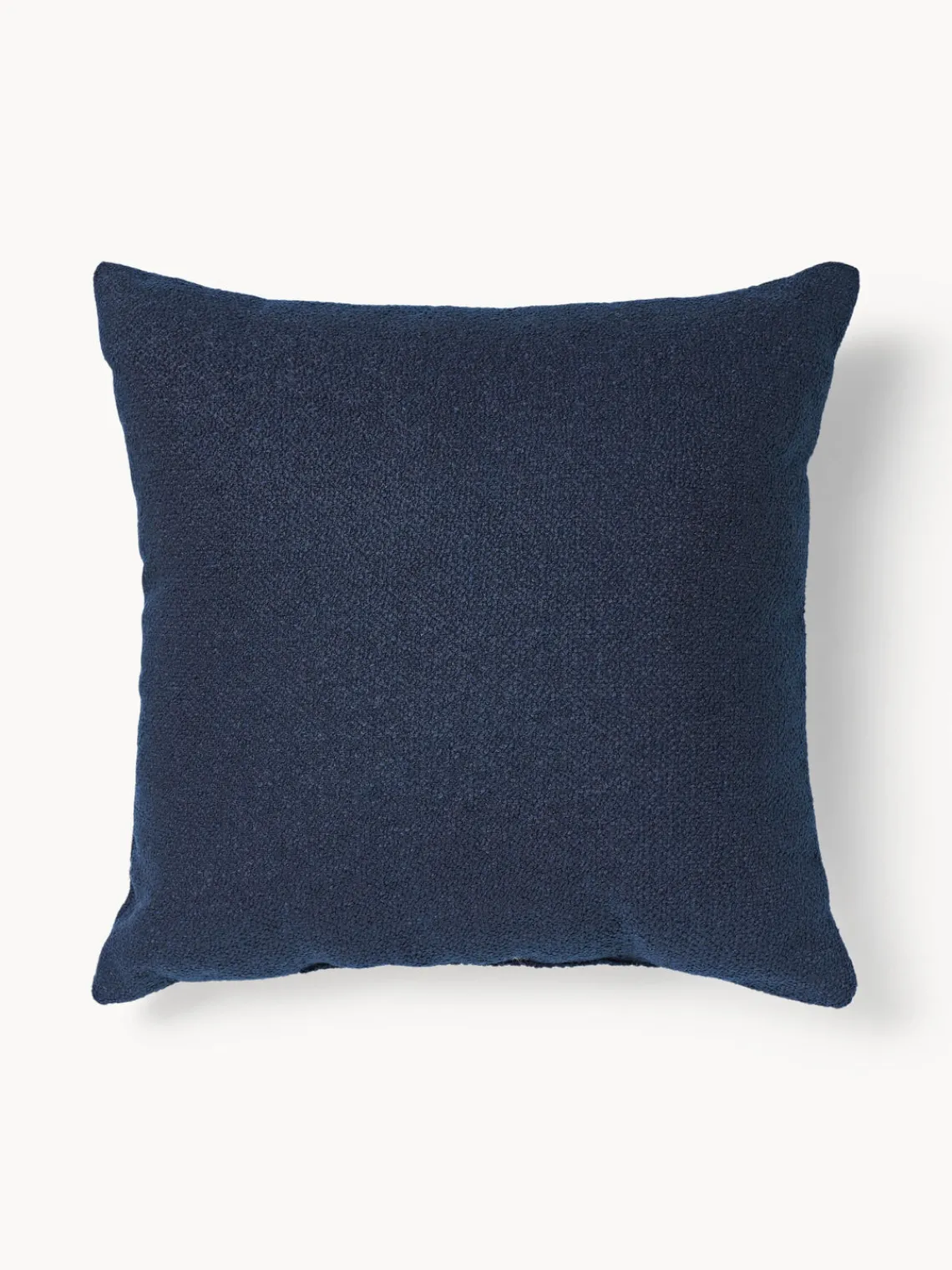 Mantas|Cojines De Exterior>Westwing Collection Cojín de exterior en tejido bouclé Alka Bouclé gris azulado