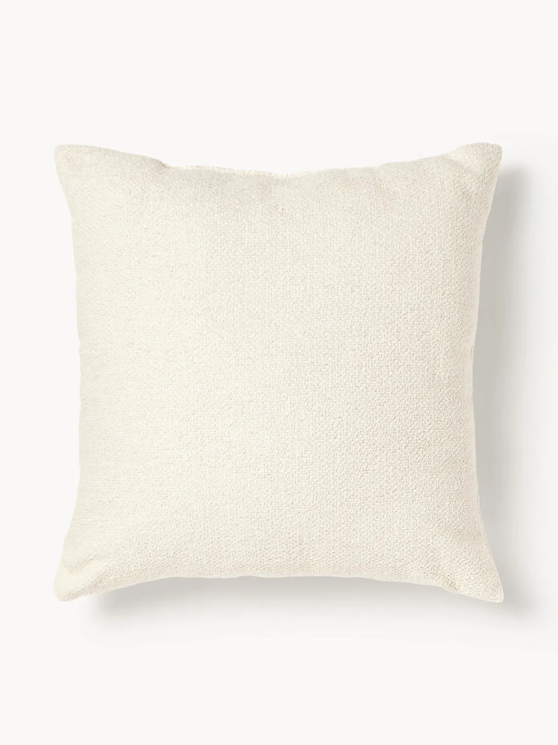 Mantas|Cojines De Exterior>Westwing Collection Cojín de exterior en tejido bouclé Alka Bouclé blanco Off White