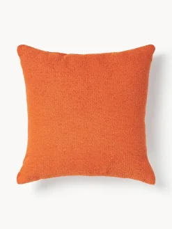 Cojines De Exterior|Cojines Decorativos>Westwing Collection Cojín de exterior en tejido bouclé Alka Bouclé naranja