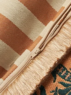 Sale Cojín de exterior reversible artesanal Laura & Jackie Mantas|Cojines De Exterior