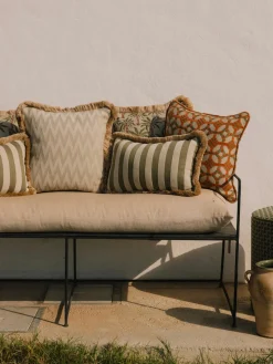 Mantas|Cojines De Exterior>Palais Cojín de exterior reversible artesanal Laura & Rosita