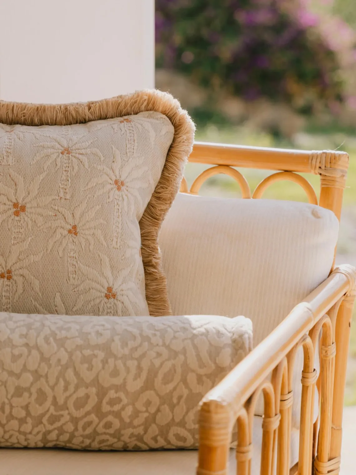 Mantas|Cojines De Exterior>Palais Cojín de exterior reversible artesanal Laura & Rosita