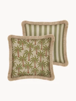 Mantas|Cojines De Exterior>Palais Cojín de exterior reversible artesanal Laura & Jackie
