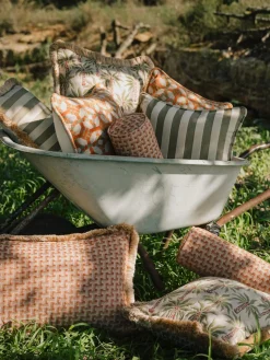 Mantas|Cojines De Exterior>Palais Cojín de exterior reversible artesanal Laura & Jackie