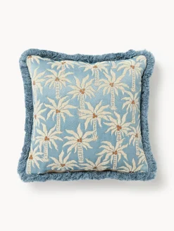 Cojín de exterior reversible artesanal Laura & Maya Mantas|Cojines De Exterior