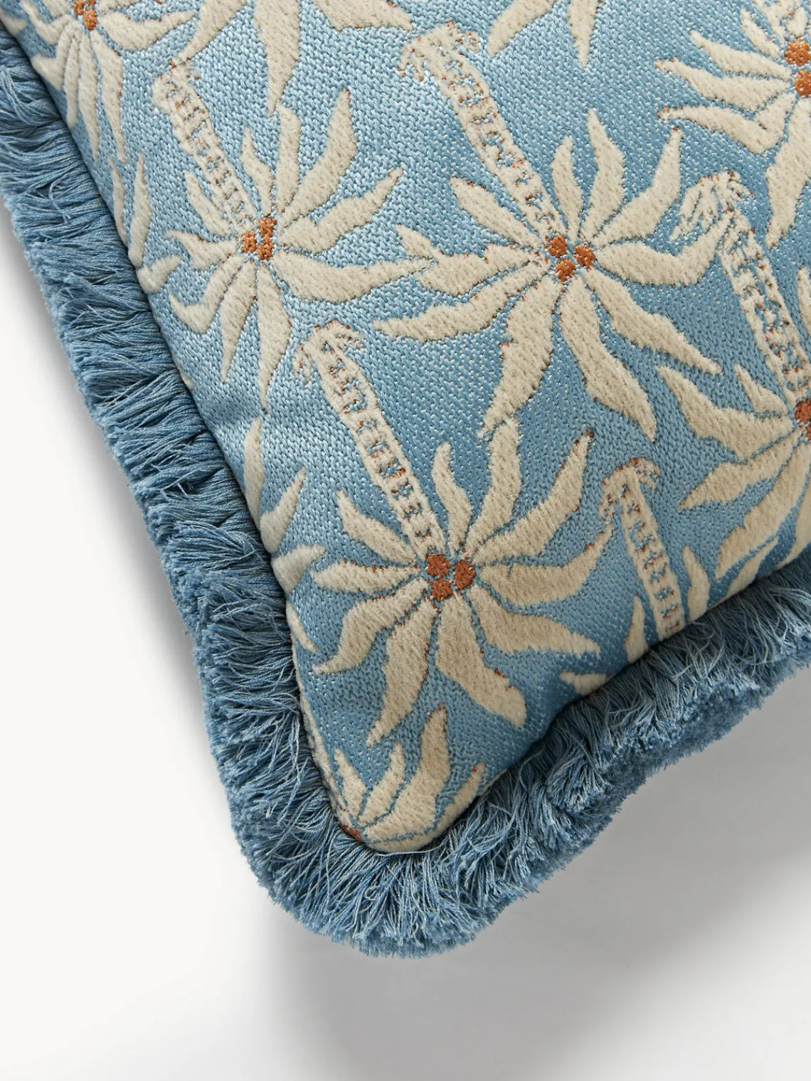 Cojín de exterior reversible artesanal Laura & Maya Mantas|Cojines De Exterior