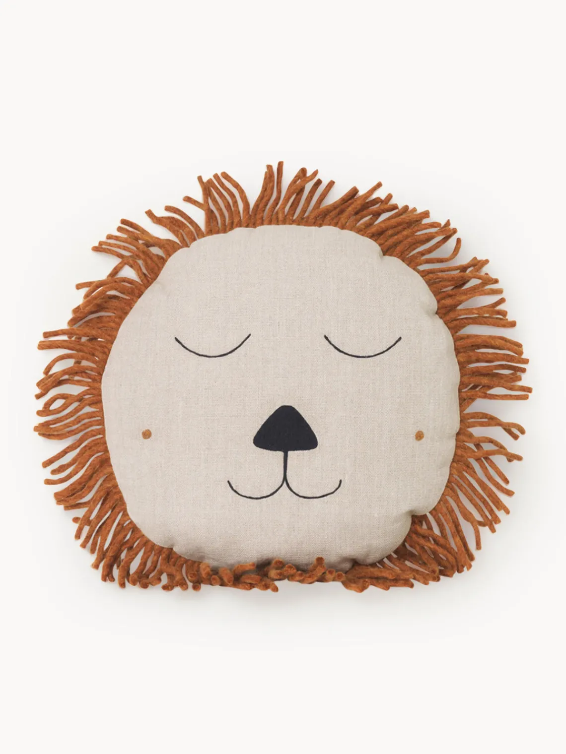 Decoración Infantil|Cojines Infantiles>Ferm Living Kids Cojín de lino artesanal Safari