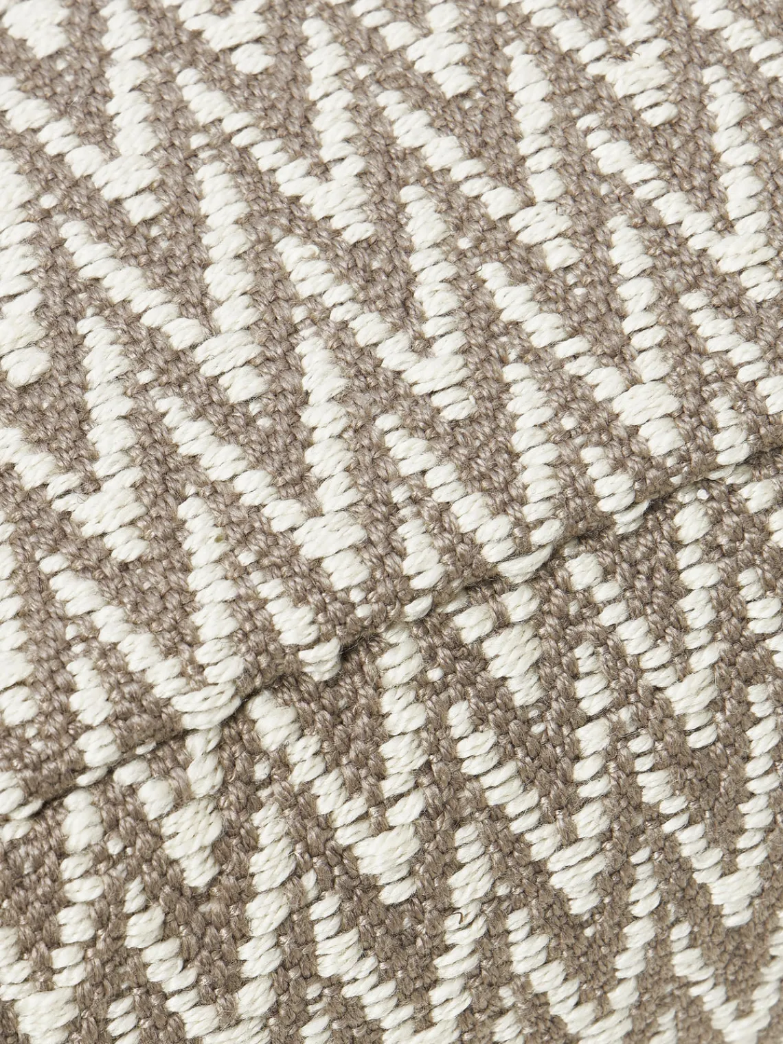 Mantas|Cojines Para Suelo Y Pufs>Westwing Collection Cojín de suelo para exterior con tejido estampado Suria Beige claro, blanco Off White