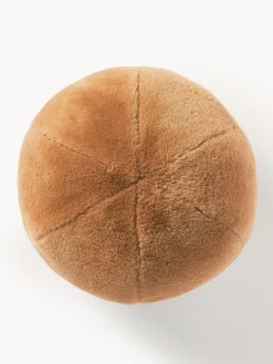 Sale Cojín decorativo redondo de piel sintética Ginny Mantas|Cojines Decorativos