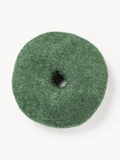 Cojines Decorativos|Mantas></noscript>Westwing Collection Cojín en forma de donut en tejido bouclé Jack Verde oscuro