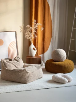 Decoración Infantil|Cojines Infantiles></noscript>Wigiwama Cojín en U de borreguillo Arch Blanco Off White