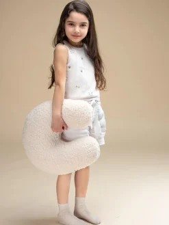 Decoración Infantil|Cojines Infantiles></noscript>Wigiwama Cojín en U de borreguillo Arch Blanco Off White