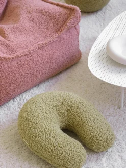 Cojines Infantiles|Decoración Infantil></noscript>Wigiwama Cojín en U de borreguillo Arch Verde claro