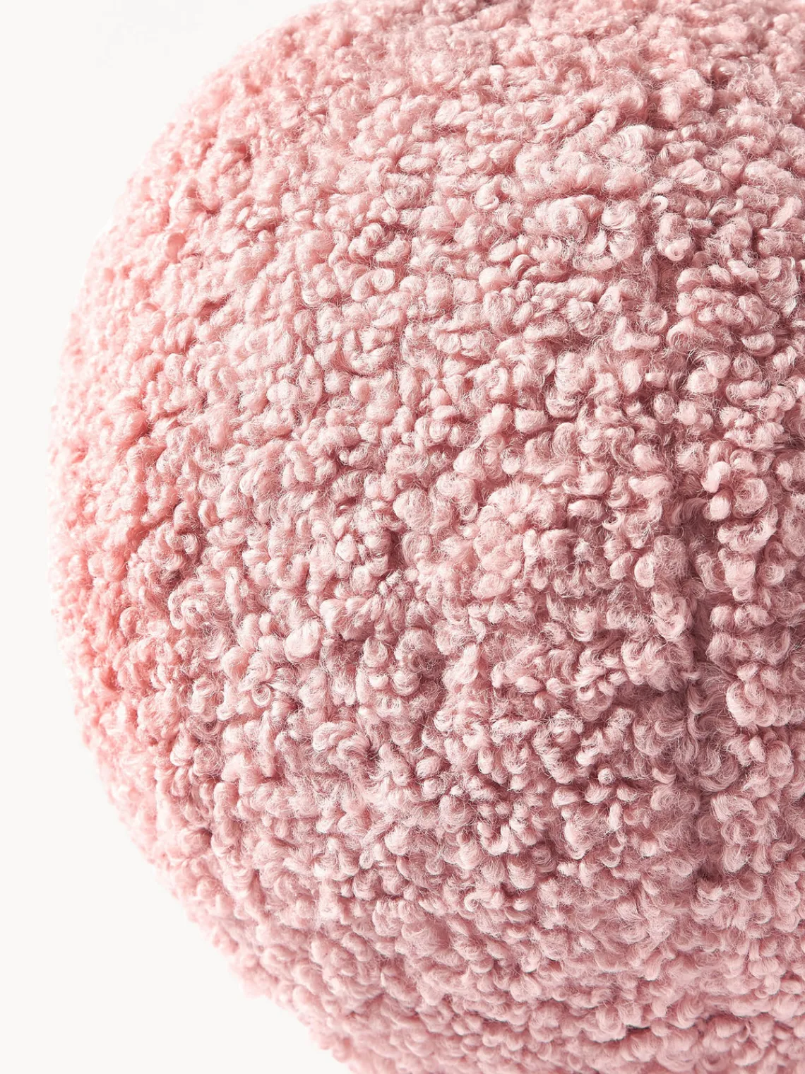 Clearance Cojín esférico de borreguillo Dotty Mantas|Cojines Decorativos