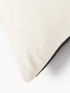 Sale Cojín grande artesanal con motivos geométricos Asta Mantas|Cojines Decorativos