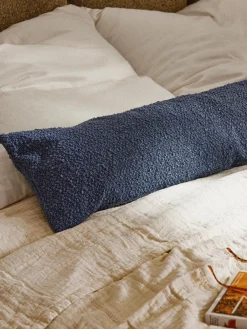 Cojines Decorativos|Cojines Decorativos></noscript>Westwing Collection Cojín grande Bellamie Bouclé gris azulado