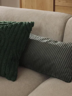 Online Cojín grande de pana Kylen Mantas|Cojines Decorativos