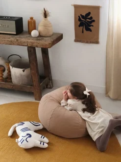 Sale Cojín infantil de lino bordado Tiger Niños Cojines Infantiles|Textil Infantil