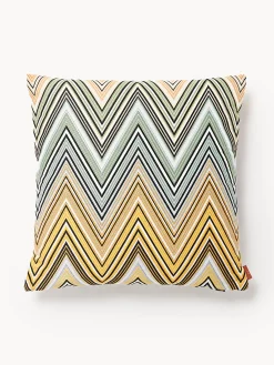 Mantas|Cojines Decorativos>Missoni Cojín Kew Multicolor, tonos verdes y amarillos