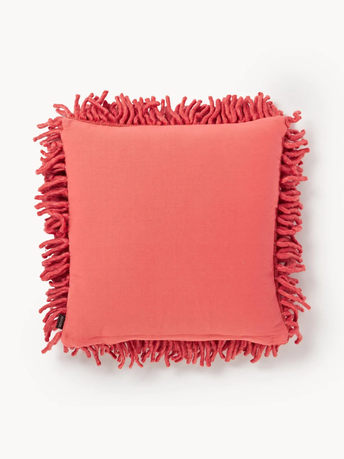 Mantas|Cojines Decorativos>HKLIVING Cojín mullido artesanal Rugged Rojo