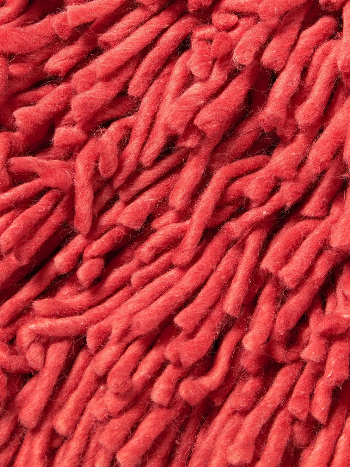 Mantas|Cojines Decorativos>HKLIVING Cojín mullido artesanal Rugged Rojo