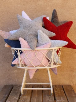 Best Cojín peluche artesanal de algodón Star Niños Decoración Infantil|Cojines Infantiles