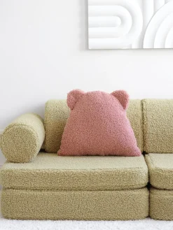 Hot Cojín peluche de borreguillo Bear Niños Decoración Infantil|Cojines Infantiles