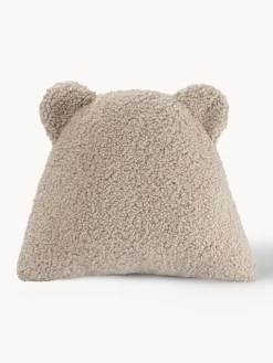 Decoración Infantil|Cojines Infantiles>Wigiwama Cojín peluche de borreguillo Bear Beige claro