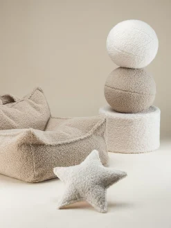 Discount Cojín peluche de borreguillo Star Niños Decoración Infantil|Cojines Infantiles