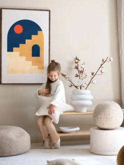 Discount Cojín peluche de borreguillo Star Niños Decoración Infantil|Cojines Infantiles