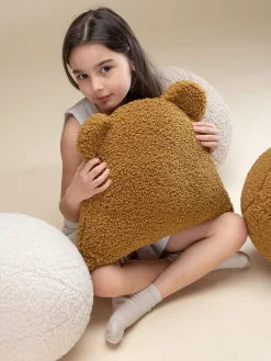 Best Cojín peluche de borreguillo Bear Niños Decoración Infantil|Cojines Infantiles