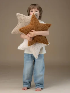 Online Cojín peluche de borreguillo Star Niños Decoración Infantil|Cojines Infantiles