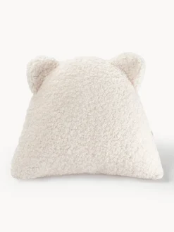 Decoración Infantil|Cojines Infantiles>Wigiwama Cojín peluche de borreguillo Bear Blanco Off White