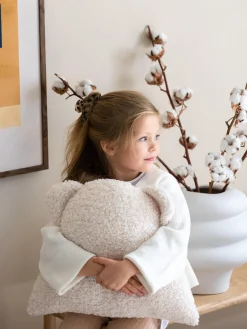 Decoración Infantil|Cojines Infantiles></noscript>Wigiwama Cojín peluche de borreguillo Bear Blanco Off White