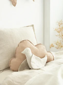 Outlet Cojín peluche de lino Cloud Niños Cojines Infantiles|Decoración Infantil