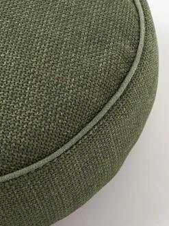 Clearance Cojín redondo decorativo con ribete Aya Cojines Decorativos|Mantas