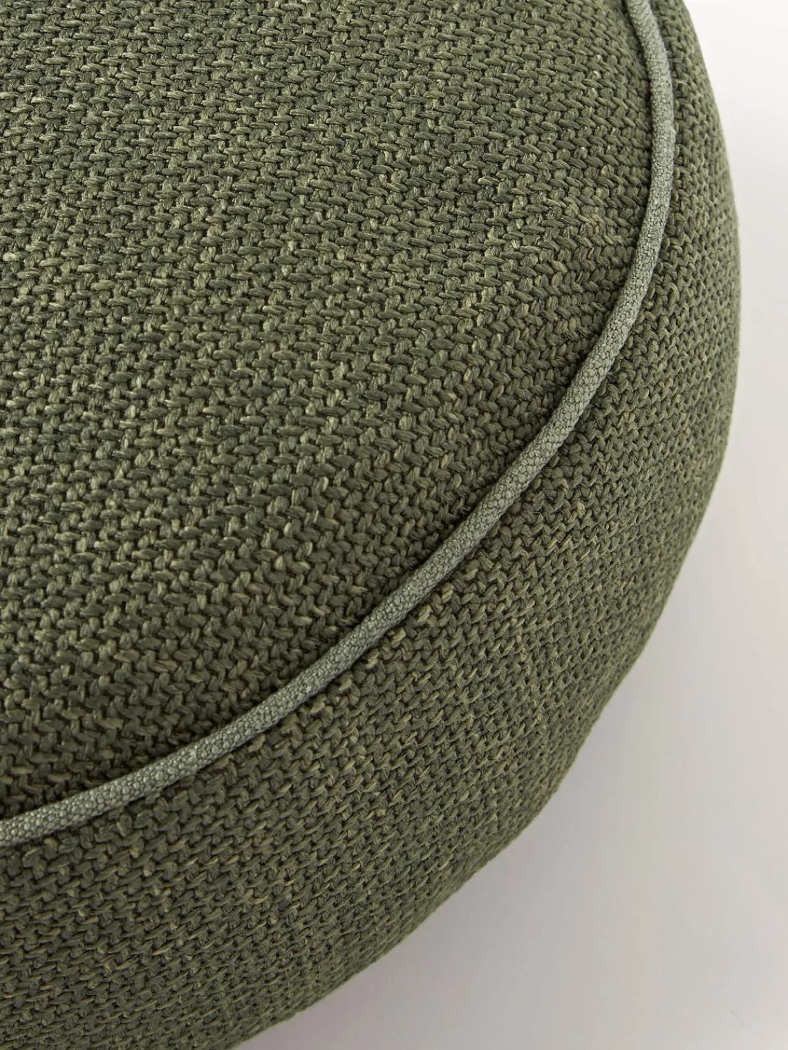 Clearance Cojín redondo decorativo con ribete Aya Cojines Decorativos|Mantas