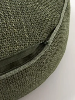 Clearance Cojín redondo decorativo con ribete Aya Cojines Decorativos|Mantas