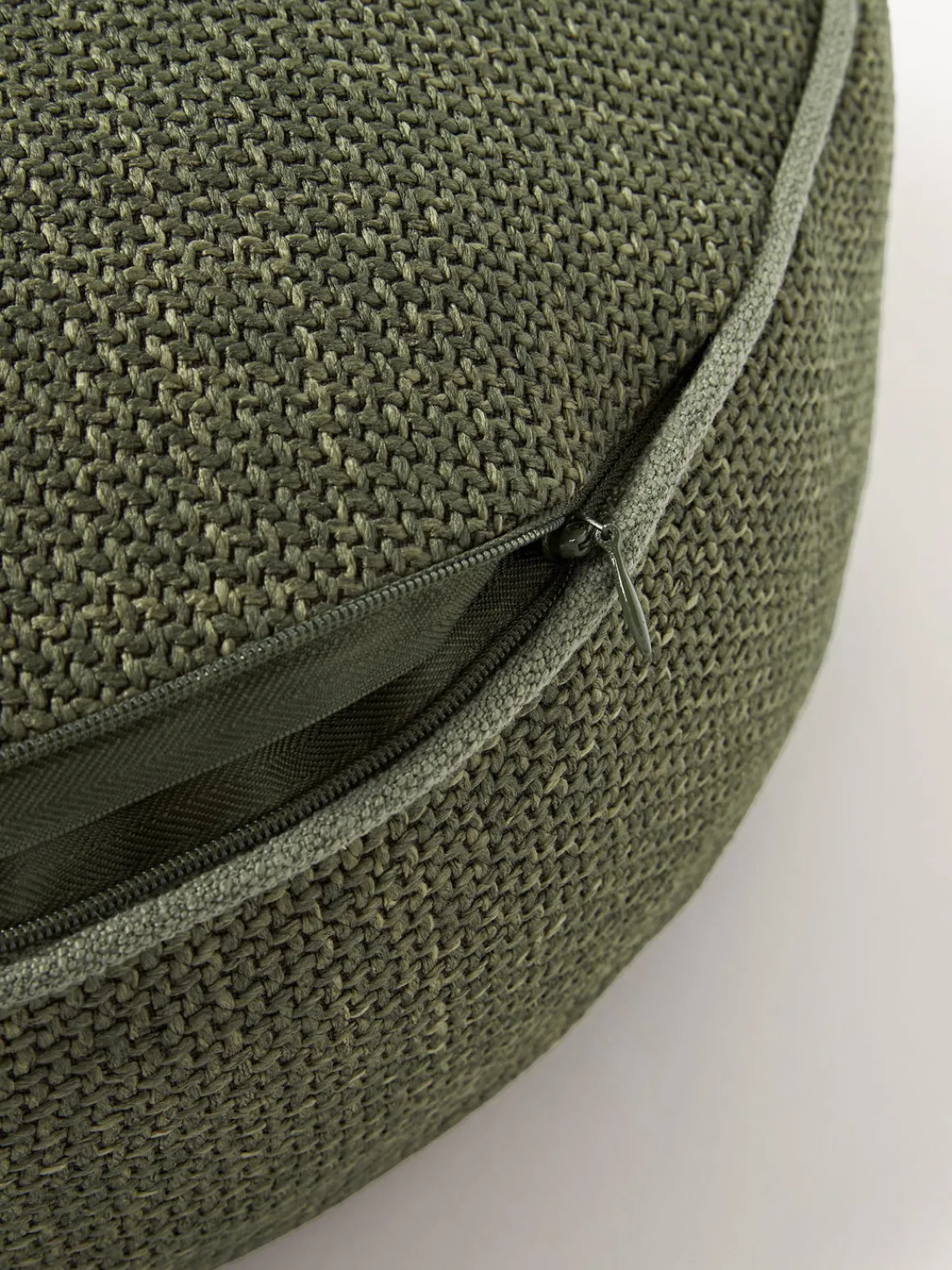 Clearance Cojín redondo decorativo con ribete Aya Cojines Decorativos|Mantas