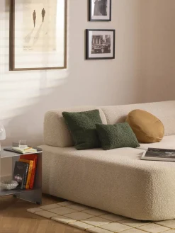 Cojines Decorativos|Mantas>Westwing Collection Cojín redondo decorativo con ribete Aya Amarillo mostaza