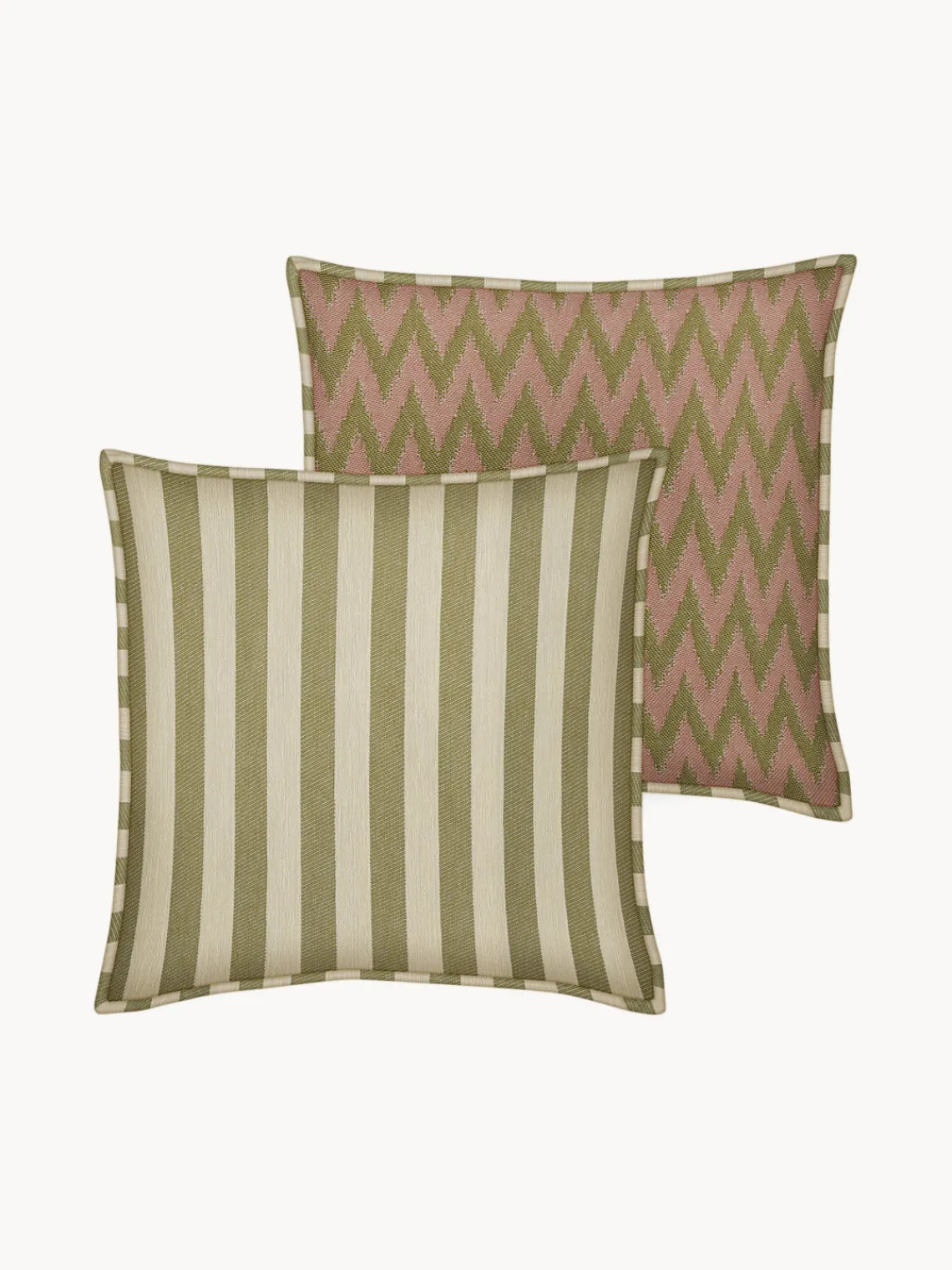 Cojines De Exterior|Cojines Decorativos>Palais Cojín reversible artesanal para exterior Jackie