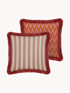 Sale Cojín reversible artesanal para exterior Jackie & Rosita Cojines Decorativos|Cojines De Exterior