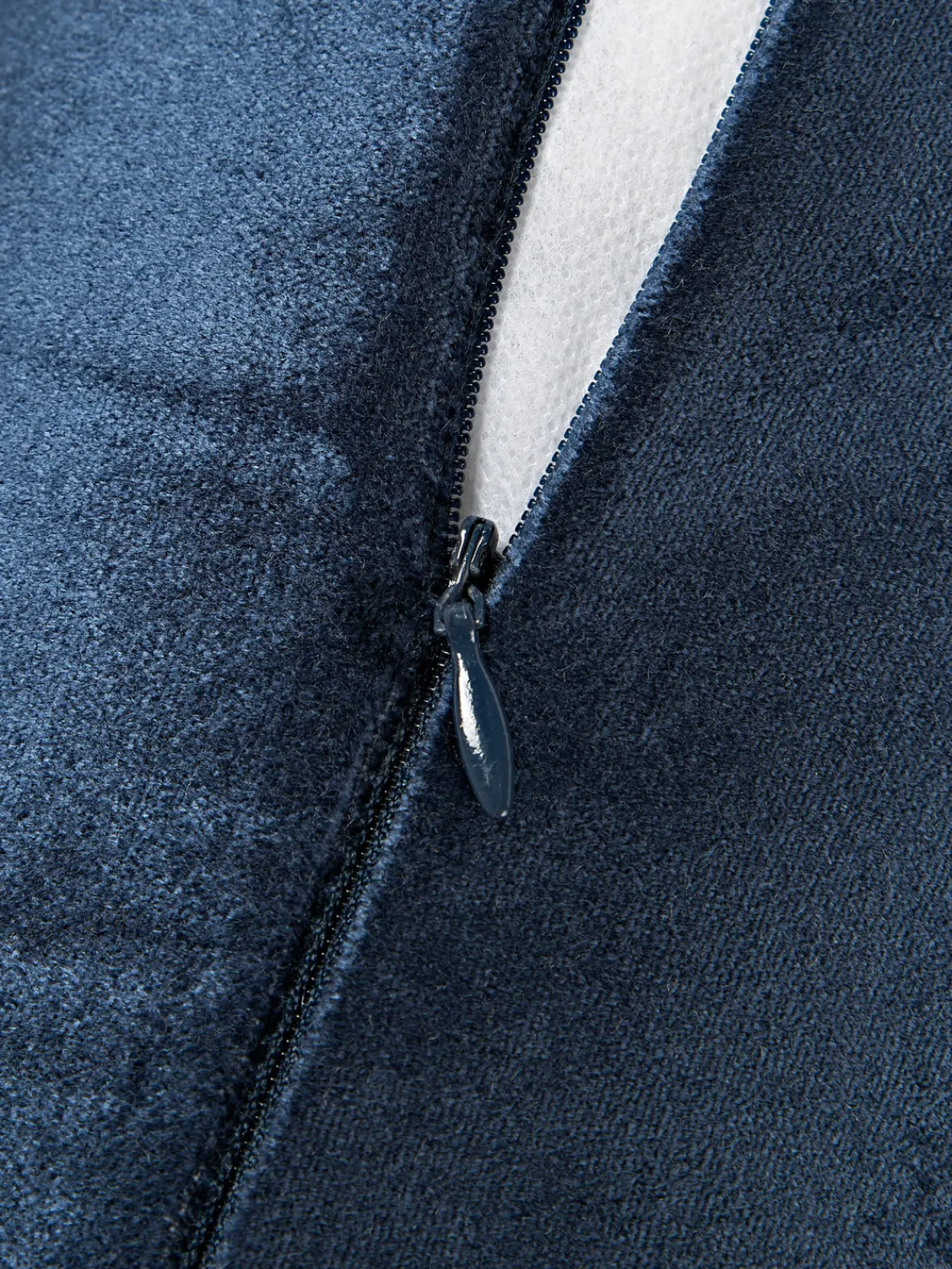 Mantas|Cojines Decorativos>Westwing Collection Cojín rulo co flecos Nikita Azul oscuro