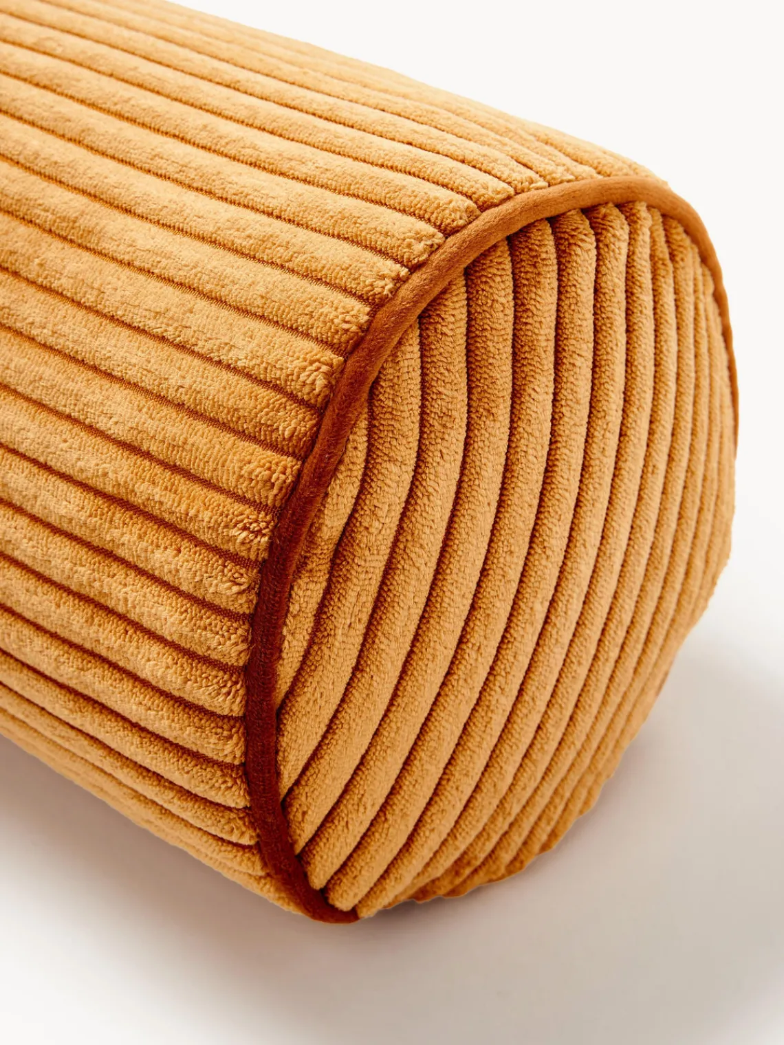 Mantas|Cojines Decorativos>Westwing Collection Cojín rulo de pana Kylen Naranja