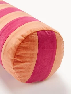 Outlet Cojín rulo de terciopelo patchwork Remus Mantas|Cojines Decorativos