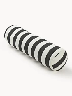 Cojines De Exterior|Cojines Decorativos>Westwing Collection Cojín rulo para exterior Cosby Blanco, negro