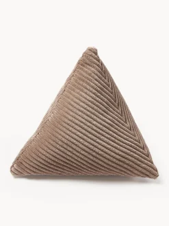 Discount Cojín triangular de pana Kylen Cojines Decorativos|Mantas