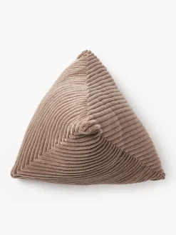Discount Cojín triangular de pana Kylen Cojines Decorativos|Mantas