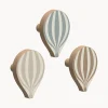Decoración Infantil|Colgadores Y Estantes De Pared>Cam Cam Copenhagen Colgadores de pared artesanales de madera de haya Ballon, 3 uds.