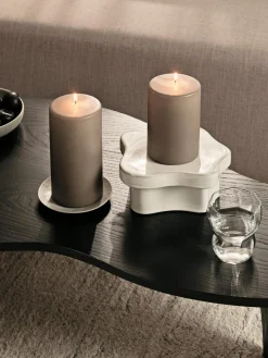 Bandejas Decorativas|Jarrones>Broste Copenhagen Columna decorativa artesanal Sonja, 22 cm